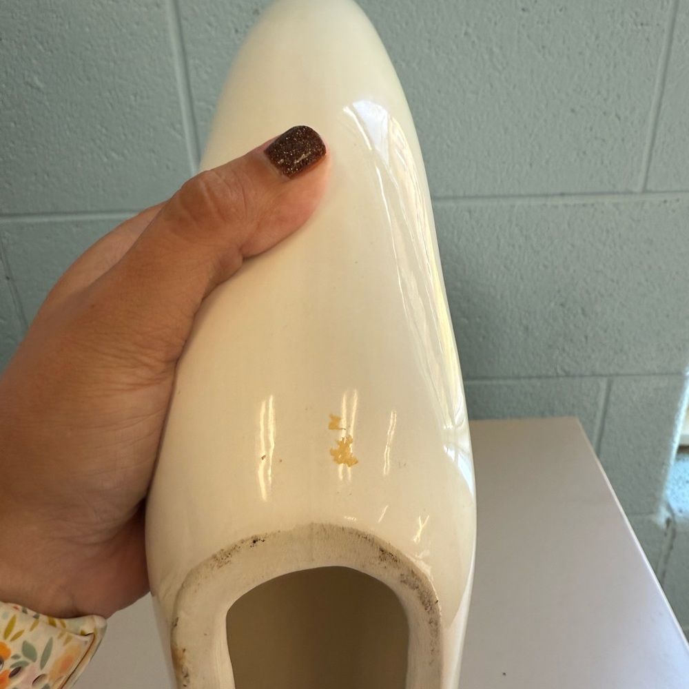 Mid century modern ceramic‎ off white Swan - Picture 4 of 6